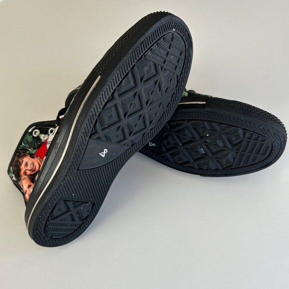 Golden Girls High-Top Sneakers Size 8 Black Canvas & Rubber Shoes - Picture 7 of 7